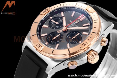 Breitling - Chronomat B01 42mm Chronograph RG/RU Grey BLSF 7750 Mod