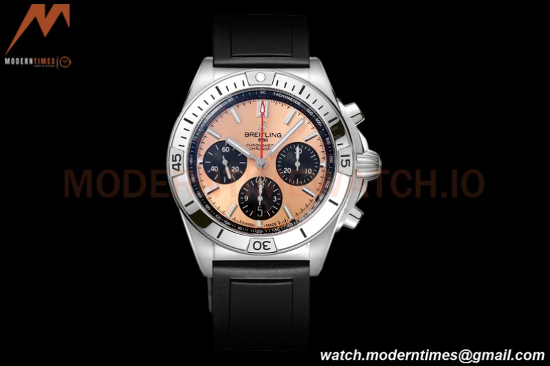 Breitling - Chronomat B01 42mm Chronograph SS/RU Champagne BLSF 7750 Mod
