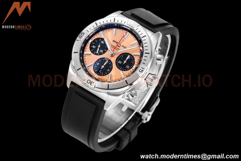 Breitling - Chronomat B01 42mm Chronograph SS/RU Champagne BLSF 7750 Mod