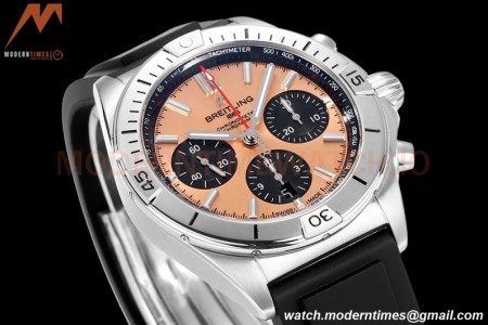 Breitling - Chronomat B01 42mm Chronograph SS/RU Champagne BLSF 7750 Mod