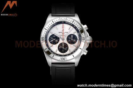 Breitling - Chronomat B01 42mm Chronograph SS/RU Silver BLSF 7750 Mod