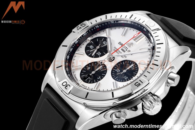 Breitling - Chronomat B01 42mm Chronograph SS/RU Silver BLSF 7750 Mod