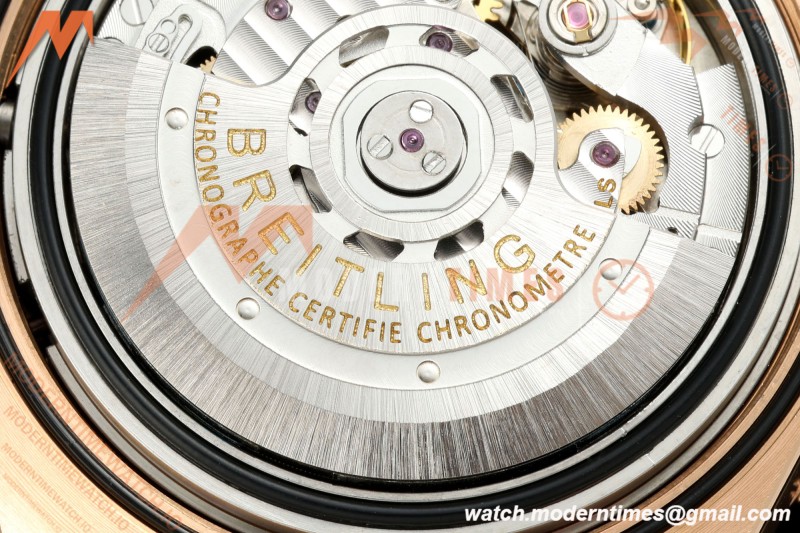 Breitling - Super Chronomat B01 44mm RG/RG Brown Dial TF A7750 Mod
