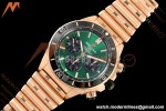 Breitling - Super Chronomat B01 44mm RG/RG Green Dial TF A7750 Mod