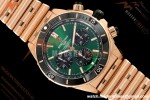 Breitling - Super Chronomat B01 44mm RG/RG Green Dial TF A7750 Mod