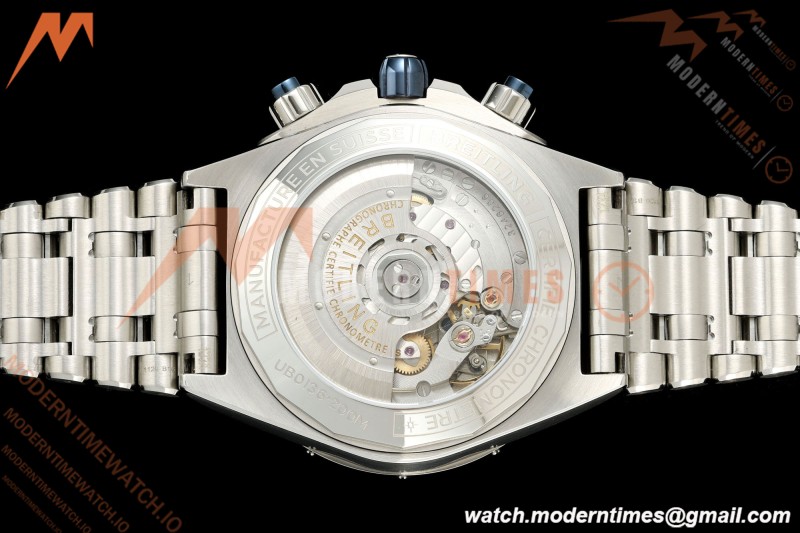 Breitling - Super Chronomat B01 44mm SS/SS Blue Dial TF A7750 Mod