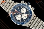 Breitling - Super Chronomat B01 44mm SS/SS Blue Dial TF A7750 Mod