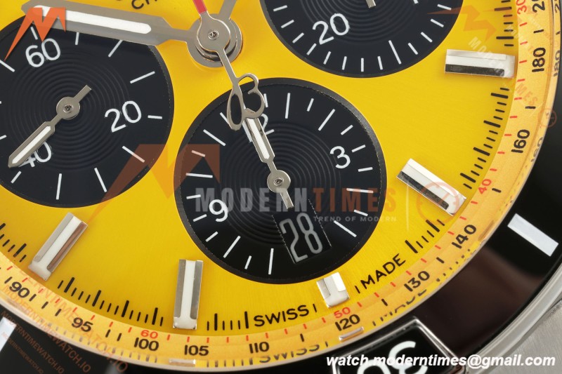 Breitling - Super Chronomat B01 44mm SS/SS Yellow Dial TF A7750 Mod