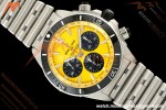 Breitling - Super Chronomat B01 44mm SS/SS Yellow Dial TF A7750 Mod