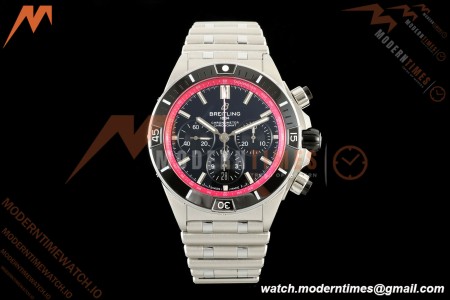 Breitling - Super Chronomat B01 Year of The Dragon 44mm SS/SS Blk/Purp Dial TF A7750 Mod | 브라이틀링 - 슈퍼 크로노맷 B01 용의 해 44mm SS/SS 블랙/퍼플 다이얼 TF A7750 모드