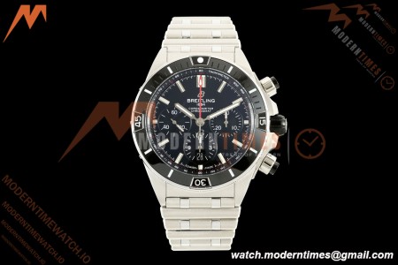 Breitling - Super Chronomat B01 44mm SS/SS Grey Dial TF A7750 Mod | 브라이틀링 - 슈퍼 크로노맷 B01 44mm SS/SS 블랙 다이얼 TF A7750 모드