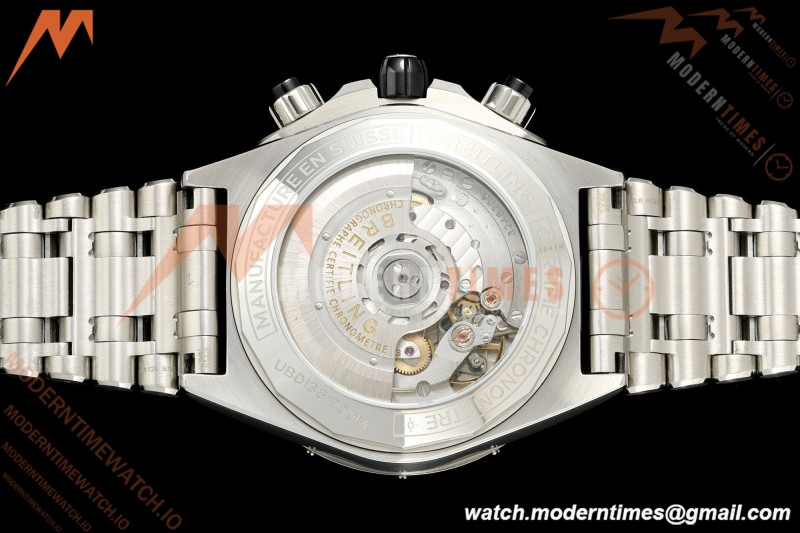 Breitling - Super Chronomat B01 44mm SS/SS Grey Dial TF A7750 Mod | 브라이틀링 - 슈퍼 크로노맷 B01 44mm SS/SS 블랙 다이얼 TF A7750 모드