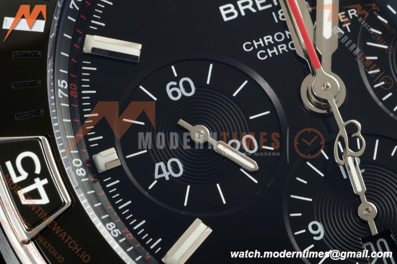 Breitling - Super Chronomat B01 44mm SS/SS Grey Dial TF A7750 Mod | 브라이틀링 - 슈퍼 크로노맷 B01 44mm SS/SS 블랙 다이얼 TF A7750 모드
