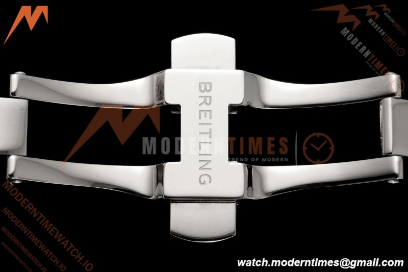 Breitling - Super Chronomat B01 44mm SS/SS Ice Blue Dial TF A7750 Mod | 브라이틀링 - 슈퍼 크로노맷 B01 44mm SS/SS 아이스 블루 다이얼 TF A7750 모드