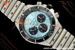 Breitling - Super Chronomat B01 44mm SS/SS Ice Blue Dial TF A7750 Mod | 브라이틀링 - 슈퍼 크로노맷 B01 44mm SS/SS 아이스 블루 다이얼 TF A7750 모드