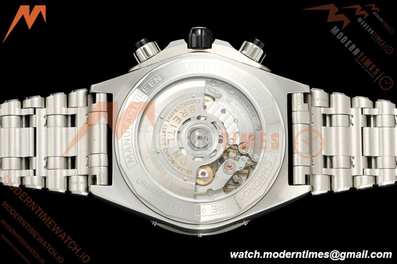 Breitling - Super Chronomat B01 44mm SS/SS Ice Green Dial TF A7750 Mod | 브라이틀링 - 슈퍼 크로노맷 B01 44mm SS/SS 아이스 그린 다이얼 TF A7750 모드
