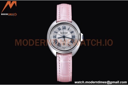 Cartier - Cle De Cartier 31mm SS/LE White/Rmn RXWF Swiss Eta2671