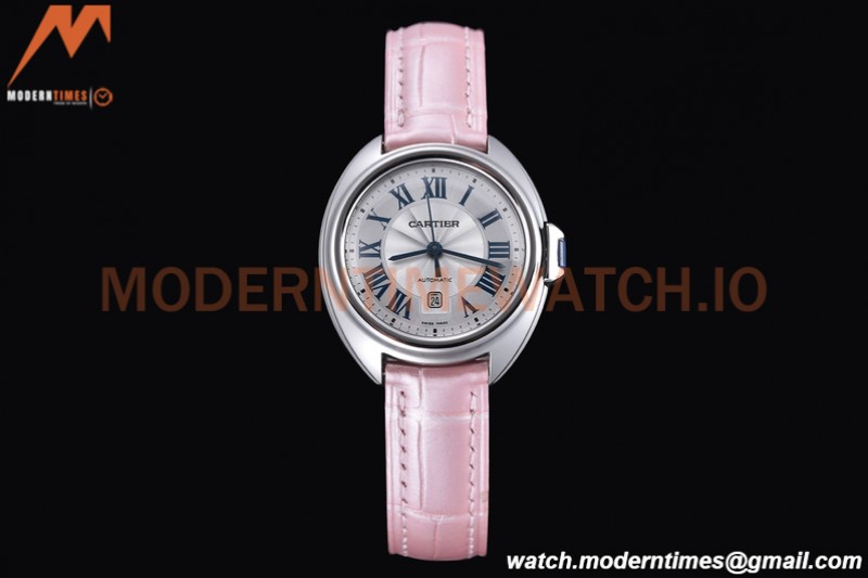 Cartier - Cle De Cartier 31mm SS/LE White/Rmn RXWF Swiss Eta2671