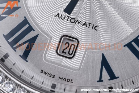 Cartier - Cle De Cartier 31mm Diamond SS/LE White/Rmn RXWF Swiss Eta2671