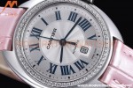 Cartier - Cle De Cartier 31mm Diamond SS/LE White/Rmn RXWF Swiss Eta2671
