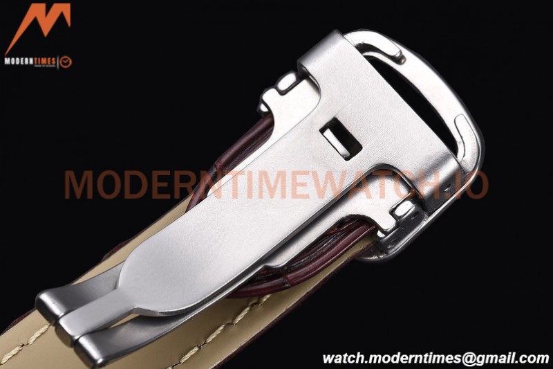 Cartier - Cle De Cartier 31mm SS/LE White/Rmn Red Strap RXWF Swiss Eta2671
