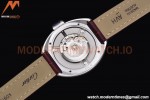 Cartier - Cle De Cartier 31mm SS/LE White/Rmn Red Strap RXWF Swiss Eta2671