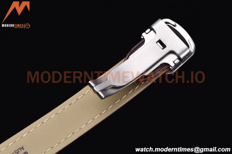Cartier - Cle De Cartier 31mm Diamond SS/LE White/Rmn Red Strap RXWF Swiss Eta2671