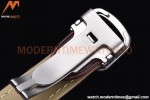 Cartier - Cle De Cartier 31mm Diamond SS/LE White/Rmn Red Strap RXWF Swiss Eta2671