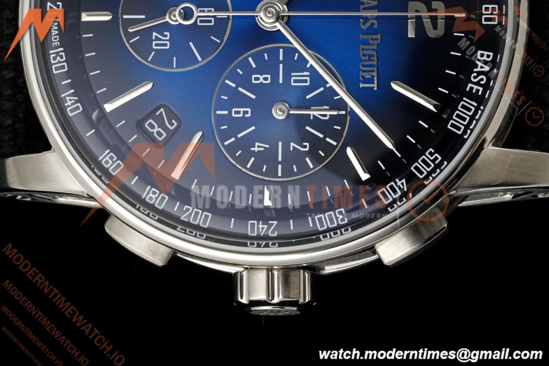 Audemars Piguet - Code 11.59 Chrono 26393BC 41mm SS/NY Smoked Blue Dial APSF SA4401