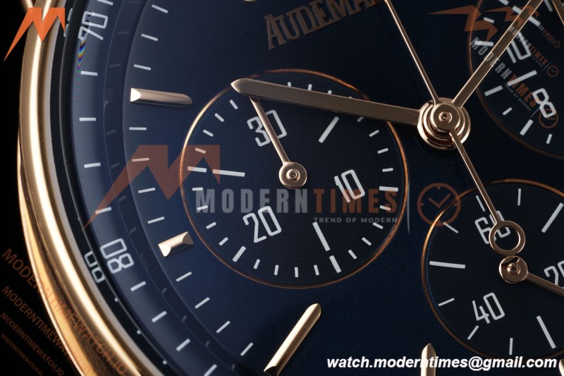 Audemars Piguet - Code 11.59 Chrono 26393OR 41mm RG/LE Blue Dial APSF SA4401