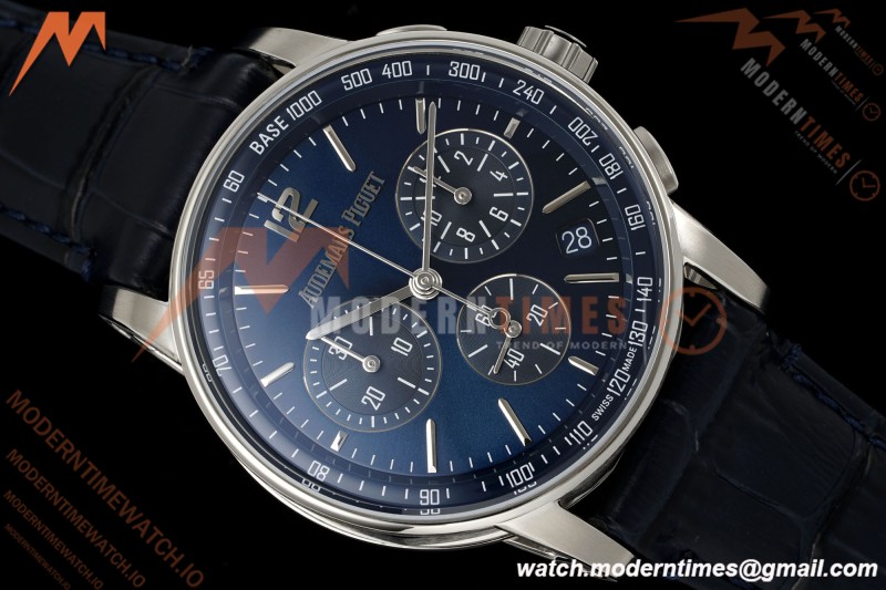 Audemars Piguet - Code 11.59 Chrono 26393BC 41mm SS/LE Blue Dial APSF SA4401