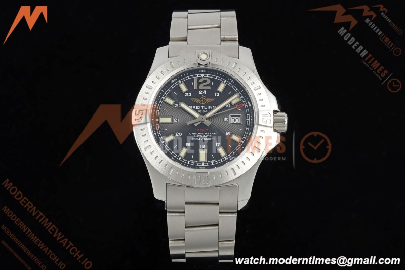 Breitling - Colt Automatic 44mm SS/SS Blk/Stk TF V2 A2824