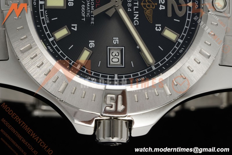 Breitling - Colt Automatic 44mm SS/SS Blk/Stk TF V2 A2824