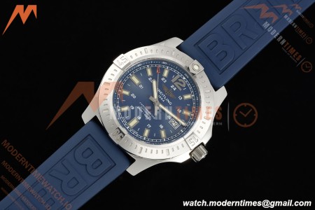 Breitling - Colt Automatic 44mm SS/RU Blue/Stk TF V2 A2824 | 브라이틀링 - 콜트 오토매틱 44mm SS/RU 블루/Stk TF V2 A2824