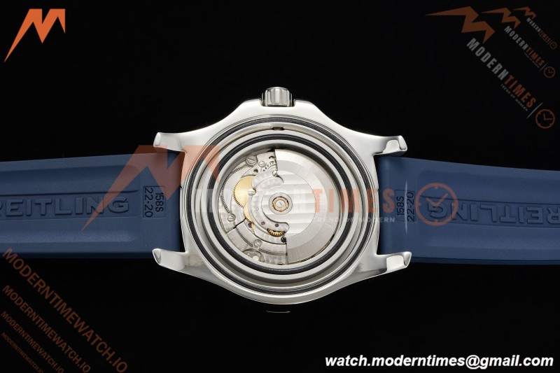 Breitling - Colt Automatic 44mm SS/RU Blue/Stk TF V2 A2824 | 브라이틀링 - 콜트 오토매틱 44mm SS/RU 블루/Stk TF V2 A2824