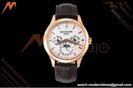 Patek Philippe - Grand Complications 37mm 5140R RG/LE Wht/Stk 3KF A240