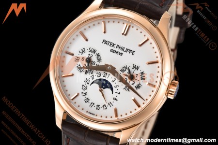 Patek Philippe - Grand Complications 37mm 5140R RG/LE Wht/Stk 3KF A240