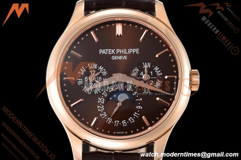 Patek Philippe - Grand Complications 37mm 5140R RG/LE Brn/Stk 3KF A240