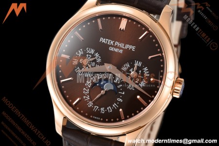 Patek Philippe - Grand Complications 37mm 5140R RG/LE Brn/Stk 3KF A240