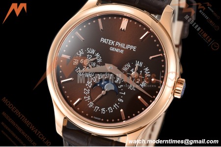 Patek Philippe - Grand Complications 37mm 5140R RG/LE Brn/Stk 3KF A240