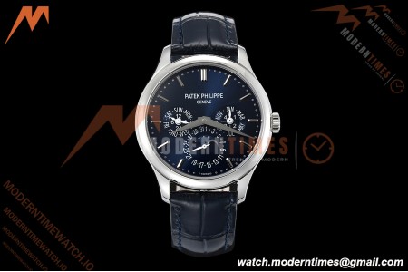Patek Philippe - Grand Complications 37mm 5140P SS/LE Blue/Stk 3KF A240