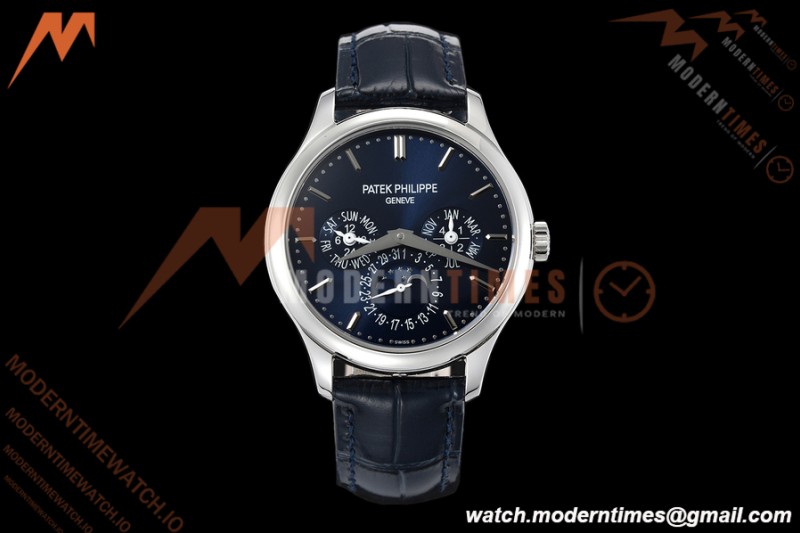 Patek Philippe - Grand Complications 37mm 5140P SS/LE Blue/Stk 3KF A240