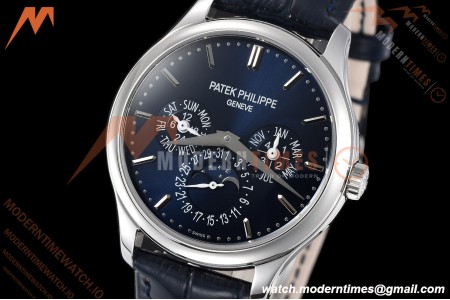Patek Philippe - Grand Complications 37mm 5140P SS/LE Blue/Stk 3KF A240