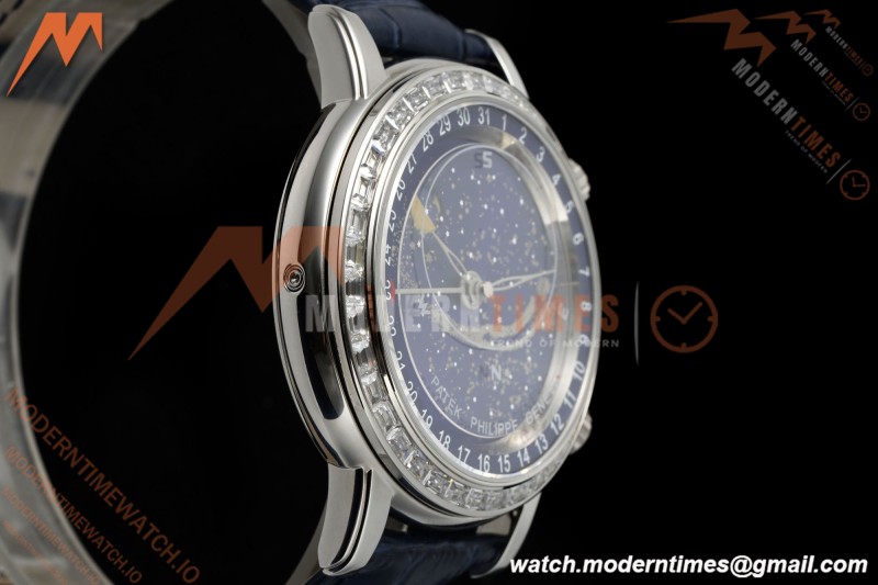 Patek Philippe - Grand Complications 6104G 44mm Celestial Blue SS/LE Dia/Num MY9015 Mod | 파텍 필립 - 그랜드 컴플리케이션 6104G 44mm 셀레스티얼 블루 SS/LE 직경/숫자 MY9015 모드