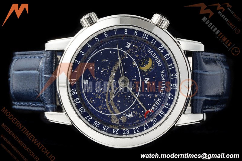 Patek Philippe - Grand Complications 6102P 44mm Celestial Blue SS/LE GRF MY9015 Mod