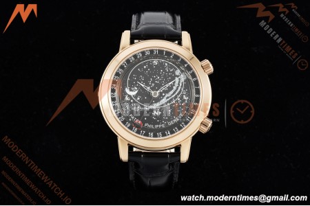 Patek Philippe - Grand Complications 6102R 44mm Celestial Black RG/LE GRF MY9015 Mod