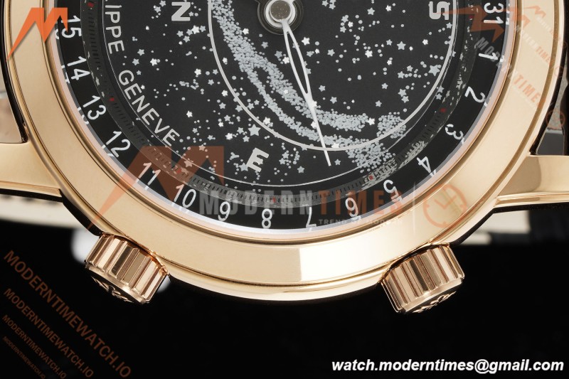 Patek Philippe - Grand Complications 6102R 44mm Celestial Black RG/LE GRF MY9015 Mod