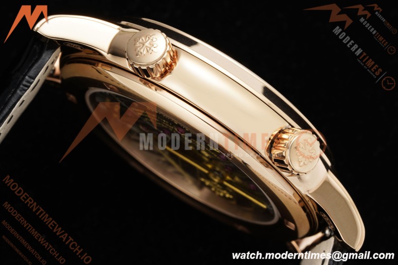 Patek Philippe - Grand Complications 6102R 44mm Celestial Black RG/LE GRF MY9015 Mod