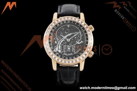 Patek Philippe - Grand Complications 6104R 44mm Celestial Black RG/LE Dia/Num MY9015 Mod