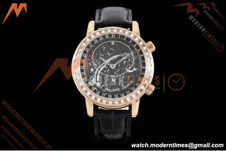 Patek Philippe - Grand Complications 6104R 44mm Celestial Black RG/LE Dia/Num MY9015 Mod